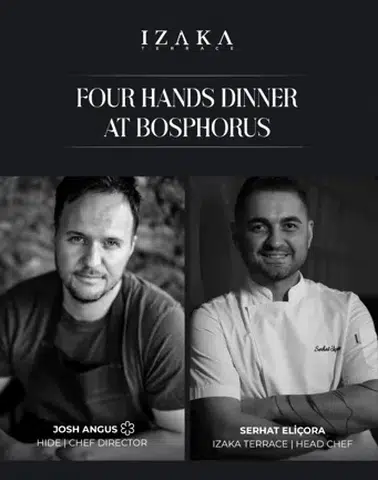 İzaka Terrace’ta İki Ünlü Şefin Eşsiz Lezzetleri Bir Araya Geliyor!