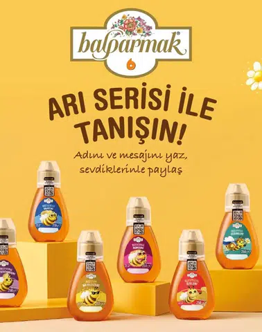 "Balparmak'tan Yenilik: Arı Karakteri ile Kişisel Serinizi Oluşturun ve Sevdiklerinizle Paylaşın!"