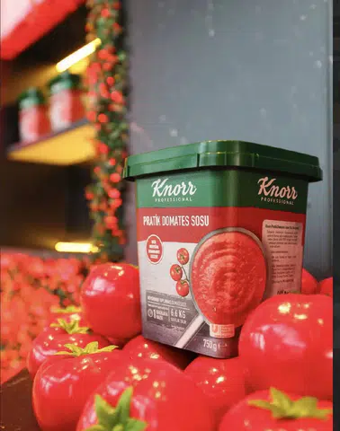 Unilever Food Solutions'tan Mevsimsel Lezzeti Koruyan Knorr Professional Pratik Domates Sosu!