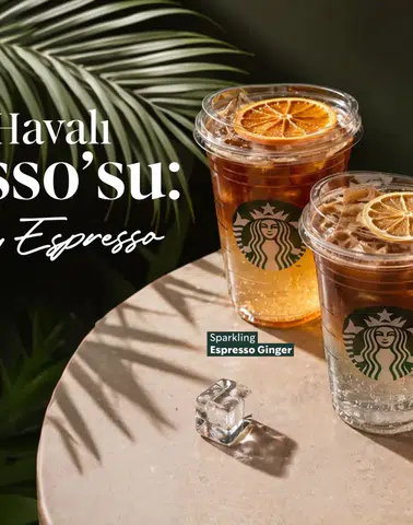 Yaz Aylarının Enerjisi: Starbucks'ta "Sparkling Espresso" İle Tanışın!