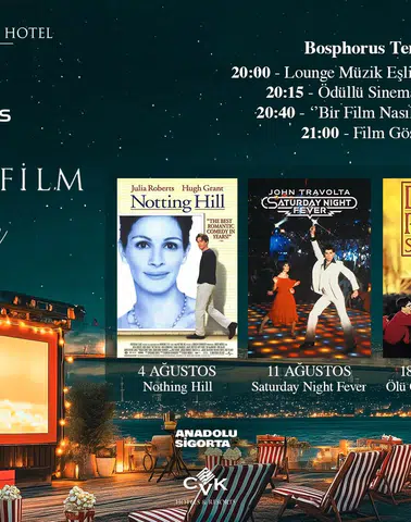CVK Park Bosphorus Hotel, Sinema Sokağı Temasıyla Yaz Akşamlarını Renkli Hale Getiriyor