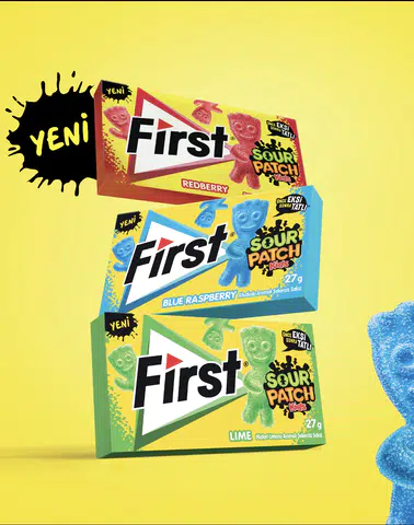 First'ten : Ekşi ve Tatlı Lezzet Bir Arada, Şimdi Sour Patch Kids Tadında!