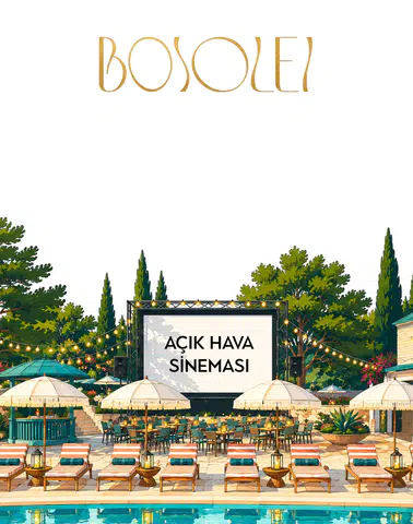 Yaz Geceleri Bosolei’de Hollywood Sahnesine Dönüşüyor.