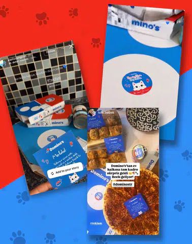 Domino's'tan Viral Kedi Akımına Neşeli Cevap: Önce Sana, Sonra Ona