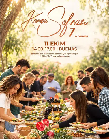 Yedinci Kez Kapılarını Açarak Sofralarımızı Şenlendiren Komşu Sofrası, 11 Ekim’de Bizlerle!