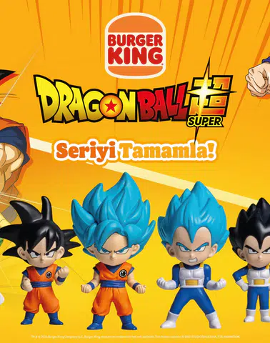 Burger King®'de Dragon Ball Super Coşkusu Başladı!