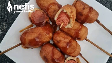 Corn Dog (Hamurlu Sosis Kaplama)