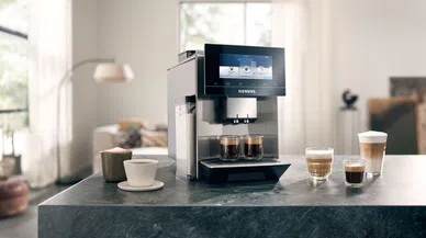 Siemens EQ900 kahve keyfini 29 farklı kahve seçeneğiyle evinize taşıyor