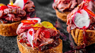 Romesco Crostini