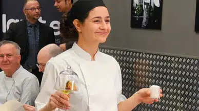 Şef Eda Tunç’u birinci yapan yemek: King somonlu, kawakawa yağlı baklava