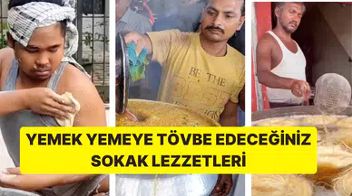 Midesi Hassas Olanlar Görmesin! İştahınıza Bir Daha Açılmamak Üzere Kilit Vuracak Hindistan Sokak Lezzetleri