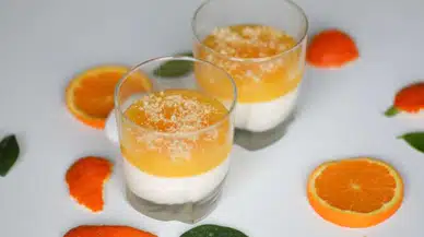 Portakal soslu muhallebi tarifi…