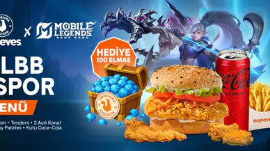 Popeyes, Türkiye'deki Mobile Legends: Bang Bang Championship Sezon 6'nın Resmi Yiyecek Sponsorluğu Görevini Üstlendi!
