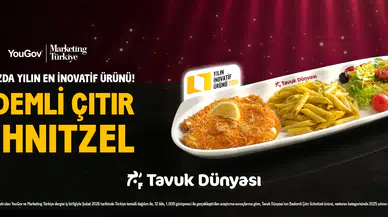 Tavuk Dünyası, Bademli Çıtır Schnitzel ile "Yılın İnovatif Ürünü" ödülünü kazandı!