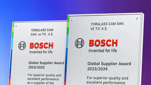 Yorglass, Bosch'tan İki Kez Küresel Tedarikçi Ödülü Alarak Başarısını Tescilledi!