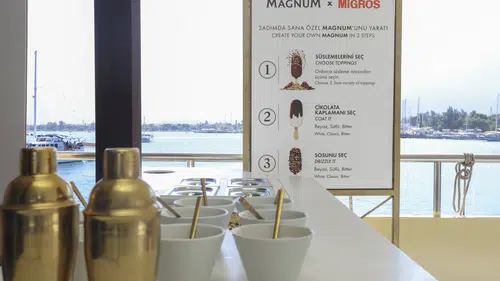 Magnum ve Migros, Dünyada Bir İlk Olacak Magnum Store’u Denizde Açtı!