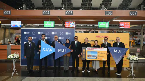 Sabiha Gökçen Havalimanı’nın Kuzey Afrika uçuş ağı Trablus ile büyüyor!