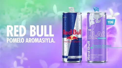 Şeker Eklenmemiş Pomelo Aromalı Red Bull Lilac Edition Marketlerde!
