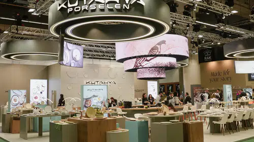 Kütahya Porselen, Ambiente 2026 Fuarı'nda Yenilikçi Koleksiyonlarını Sergiledi