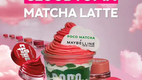 Maybelline New York ve POCO Matcha'dan Nahif Bir İş Birliği: Cloudtopia Allıklar, Matcha'nın Köpük Dokusuyla Buluştu!