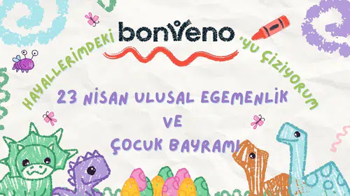 23 Nisan Coşkusunu Yükselten bonVeno Mağazaları'nda Küçük Ressamların Hayal Gücü Hediyelerle Renkleniyor!
