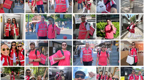 Yemeksepeti Çalışanları Yaya Kuryelikte 79 Kilometre Yürüyerek Vites Yükseltti!