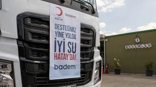 Badem Pınarı, Hatay'ın Su İhtiyacına Destek Olmak İçin Harekete Geçti!