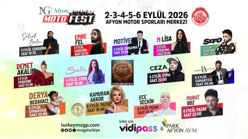 Motorsiklet Tutkunları için NG Afyon Motofest 2026'ya Geri Sayım Heyecanı!