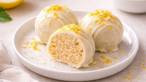 Limonlu cheesecake topları tarifi!
