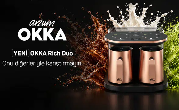 Arzum OKKA Rich Duo: Kahve ve Sıcak İçeceklerde Patentli Karıştırma Teknolojisiyle Yeni Bir Dönem Başlıyor!