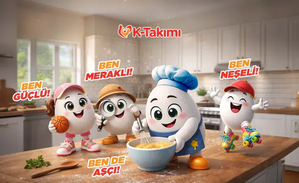 K-Takımı, Yumurtanın Faydalarıyla Çocuklara Beslenme Bilinci Aşılıyor!