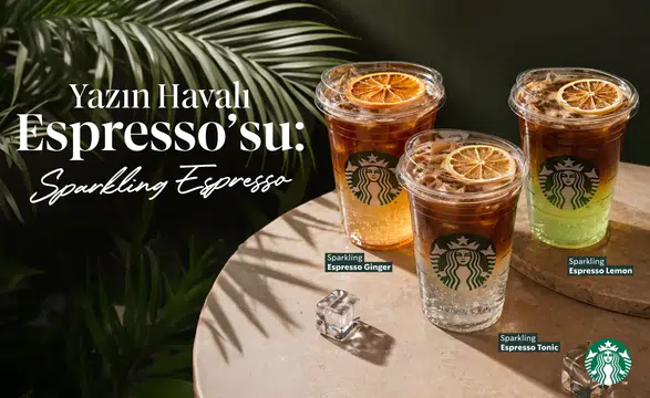 Yaz Aylarının Enerjisi: Starbucks'ta "Sparkling Espresso" İle Tanışın!