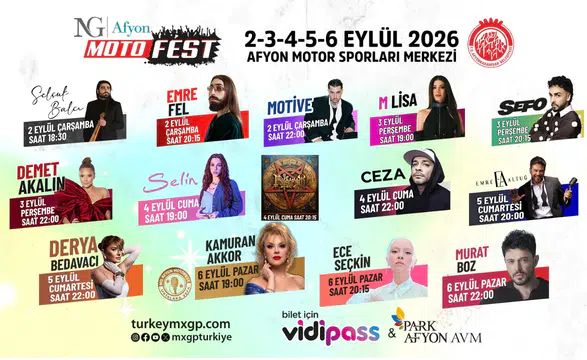Motorsiklet Tutkunları için NG Afyon Motofest 2026'ya Geri Sayım Heyecanı!