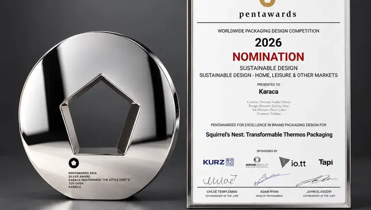 Karaca, Pentawards 2026'dan Gümüş Ödül ve Sertifika ile Taçlandırıldı!