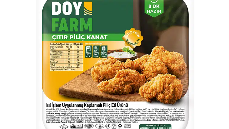 Şenpiliç, Doyfarm Markası ile Pazarına Yenilik Sunuyor!
