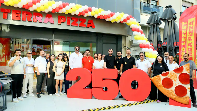 Yerli Pizza Markası Terra Pizza, 250 Şubeye İmza Attı!