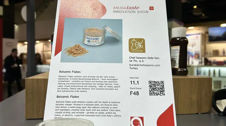 Yenilikte Sınır Tanımayan Chef Seasons, Anuga Taste Top Innovations 2025'te Yüksek Başarıya İmza Attı!