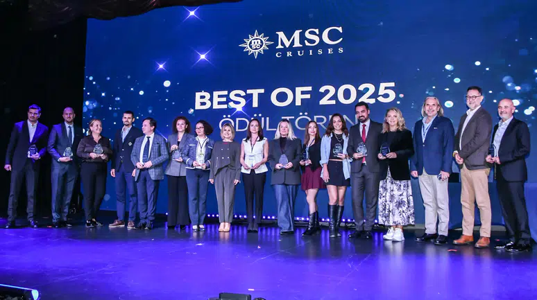 MSC Cruises Türkiye, 2025 Yılı En İyi Acenteleriyle Başarıları Kutladı!