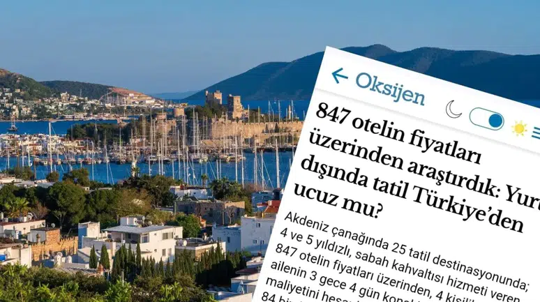 Bodrumlu Otelciler, Gazete Oksijen’in Duyurduğu 386.521 TL’lik Tatil Fiyatına Sert Yanıt Verdi!