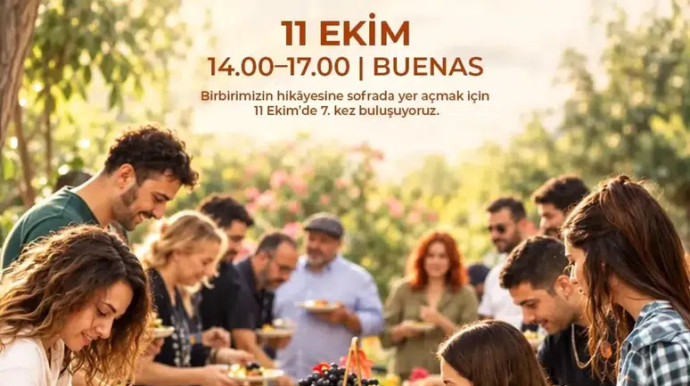 Yedinci Kez Kapılarını Açarak Sofralarımızı Şenlendiren Komşu Sofrası, 11 Ekim’de Bizlerle!