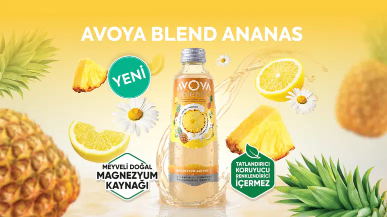 AVOYA'dan BİM İçin Yerli Üretimle Hazırlanan Yeni Tat: Ananas, Limon ve Papatya Aroması!