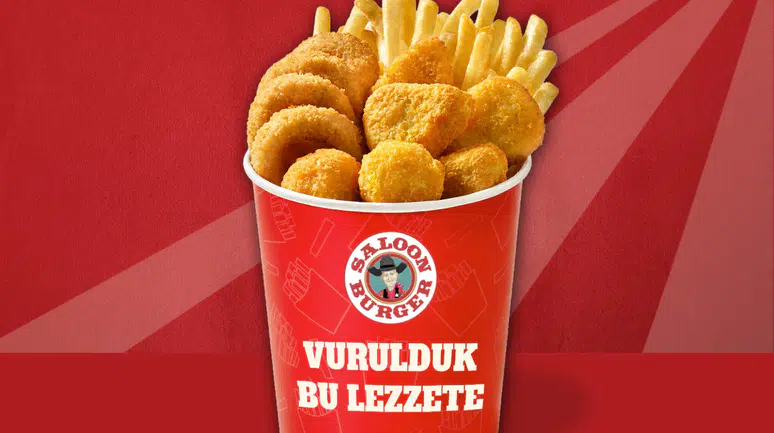 Lezzetin Zirvesi: Saloon Burger, Paylaşım Keyfini "Lezzet Kovası" ile Taçlandırdı!