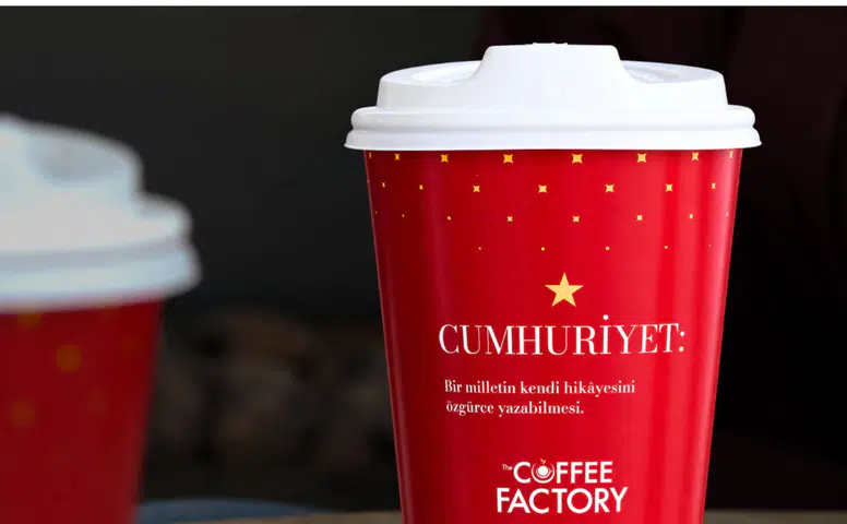 Coffee Factory, 29 Ekim İçin Özel Cumhuriyet Temalı Bardaklar