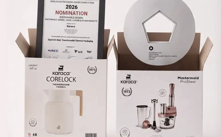 Karaca, Pentawards 2026'dan Gümüş Ödül ve Sertifika İle Taçlandırıldı!