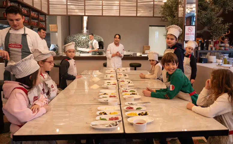 Trattoria Fontana, Çocuklar İçin Eğlenceli Pizza Atölyesi Düzenliyor