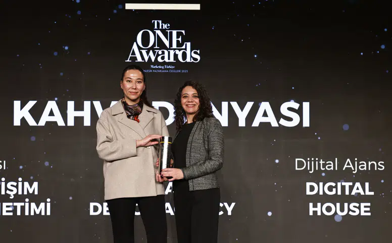 Kahve Dünyası, The ONE Awards'ta Kafe Kategorisinde Zirveye Yerleşti!