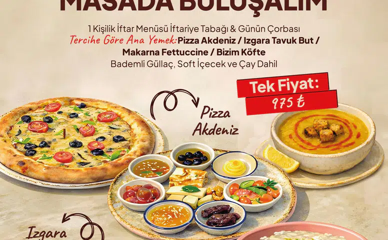 Şehirde Ramazan Coşkusu: İftar Sofraları Cookshop’ta Hazırlanıyor