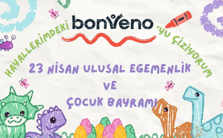 23 Nisan Coşkusunu Yükselten bonVeno Mağazaları'nda Küçük Ressamların Hayal Gücü Hediyelerle Renkleniyor!