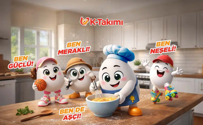 K-Takımı, Yumurtanın Faydalarıyla Çocuklara Beslenme Bilinci Aşılıyor!