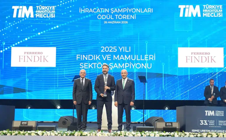 Ferrero Fındık, Fındık ve Ürünleriyle İhracatta Zirveye Yerleşti!